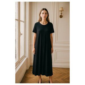 FOIL Subtle Statements Bubble Dress NWT Dark Navy Blue